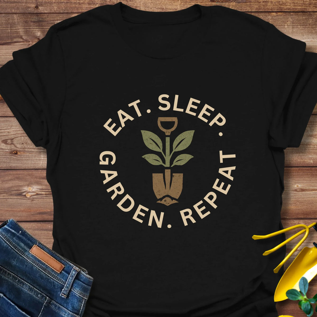 Eat Sleep Garden Repeat T-Shirt product image 1