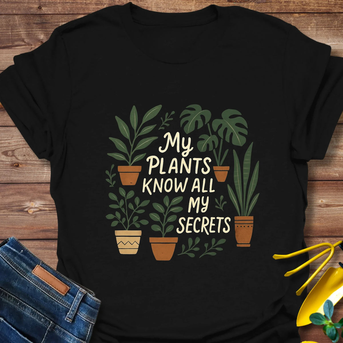 Secret-Keeping Succulents T-Shirt product image 1