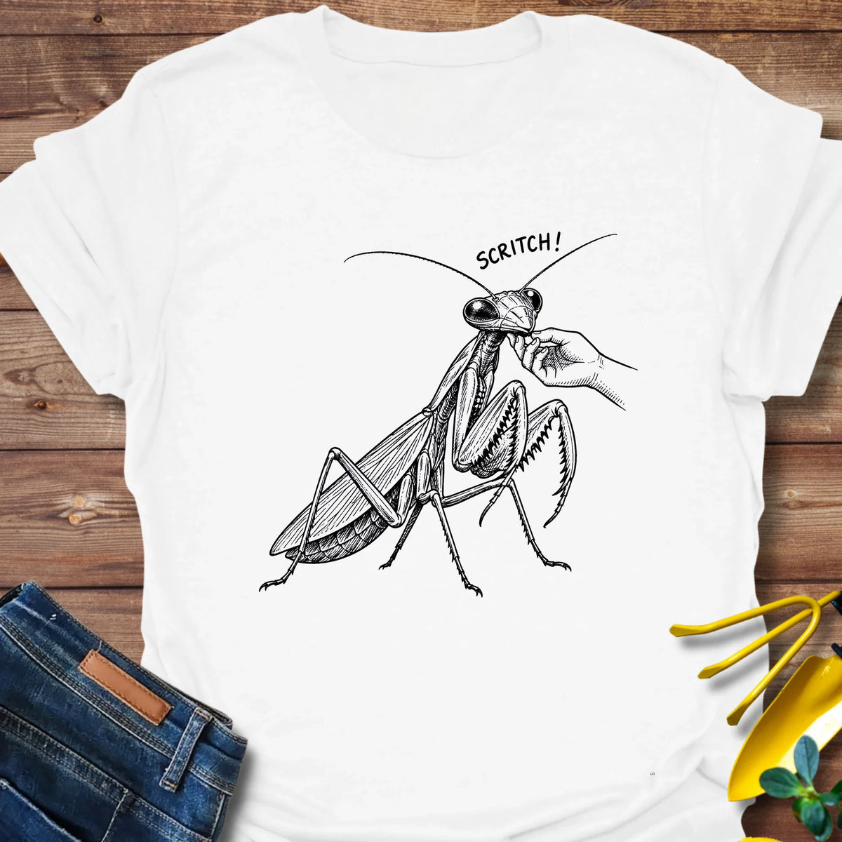 Praying Scritch T-Shirt product image 3